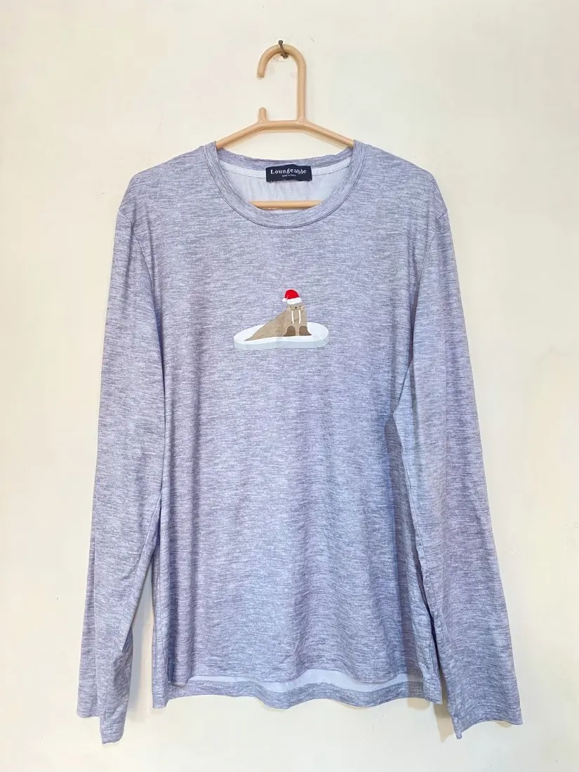Walrus Print Grey Tee — photo 2 of 2