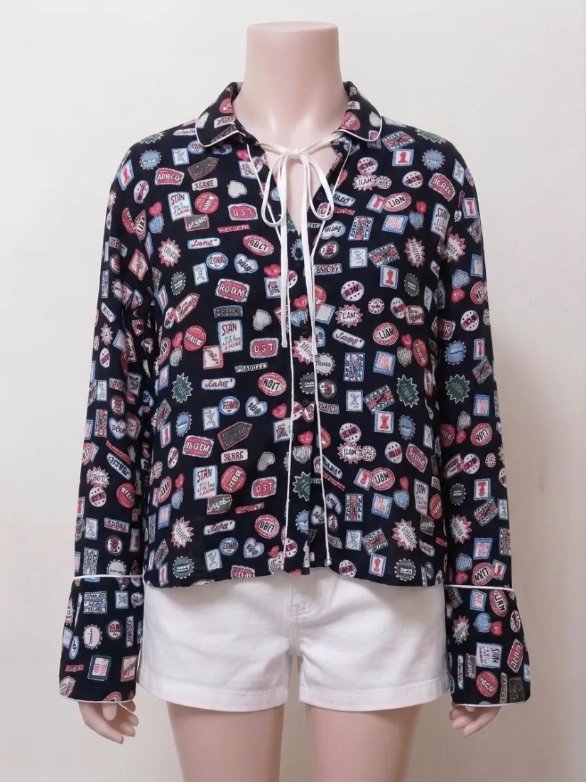 Soft Linen Printed Full Sleeves Shirt