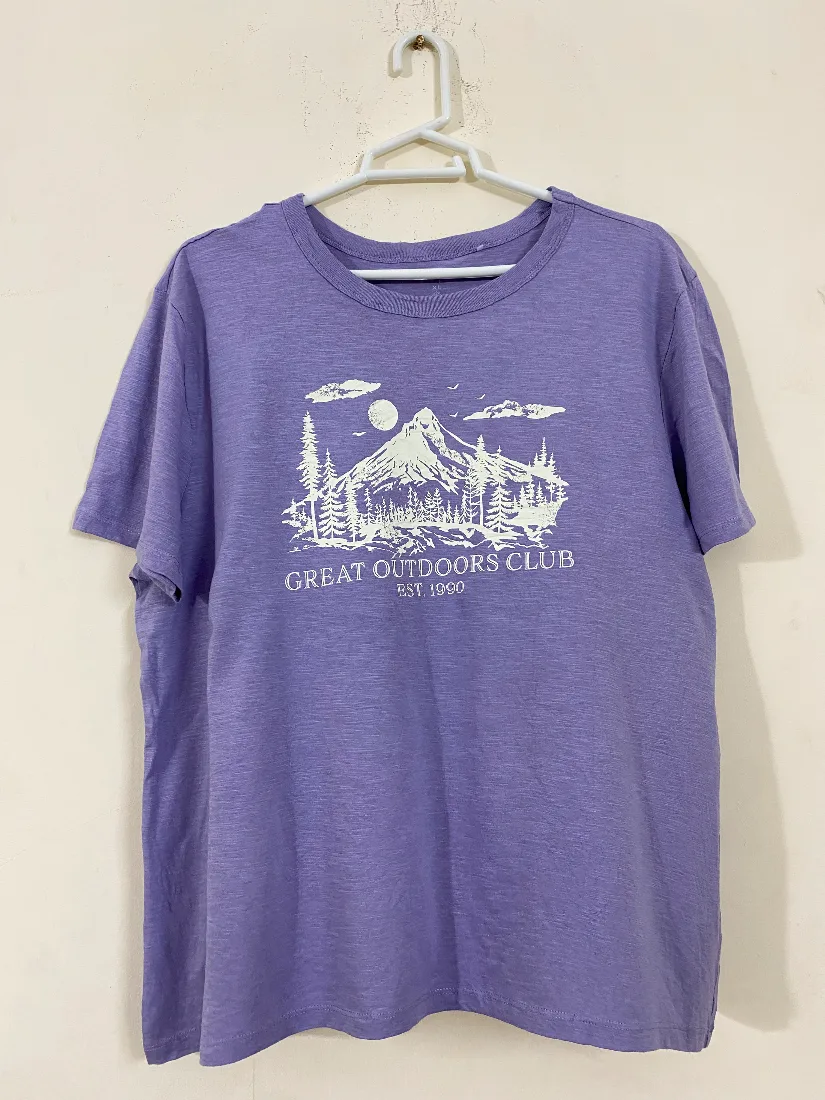 Purple Great Outdoors Graphic Print T-Shirt for Women — photo 2 of 2