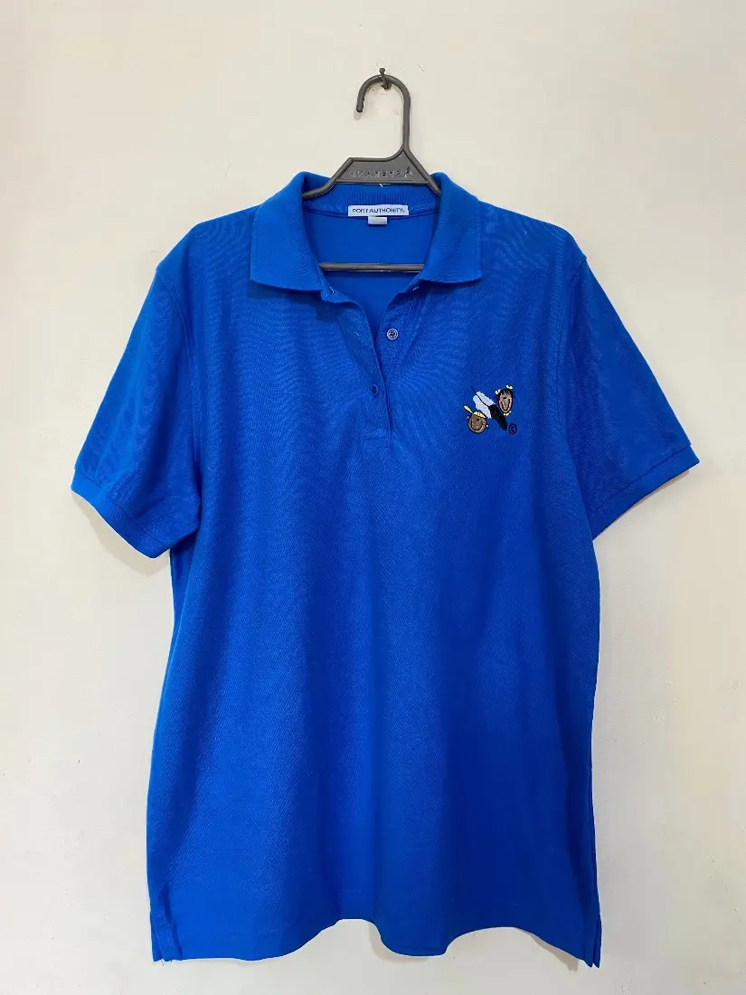 Royal Blue Embroidered Polo — photo 2 of 2