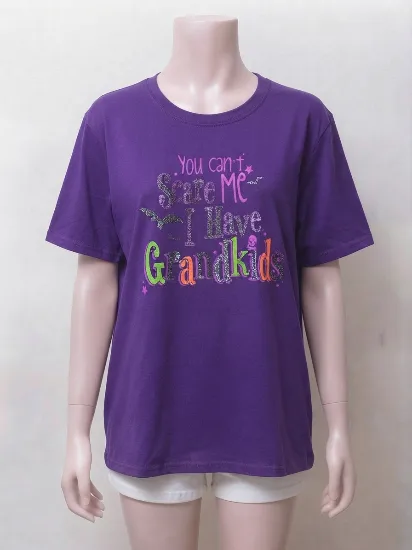 Funny Quote Graphic Oversized Purple T-Shirt