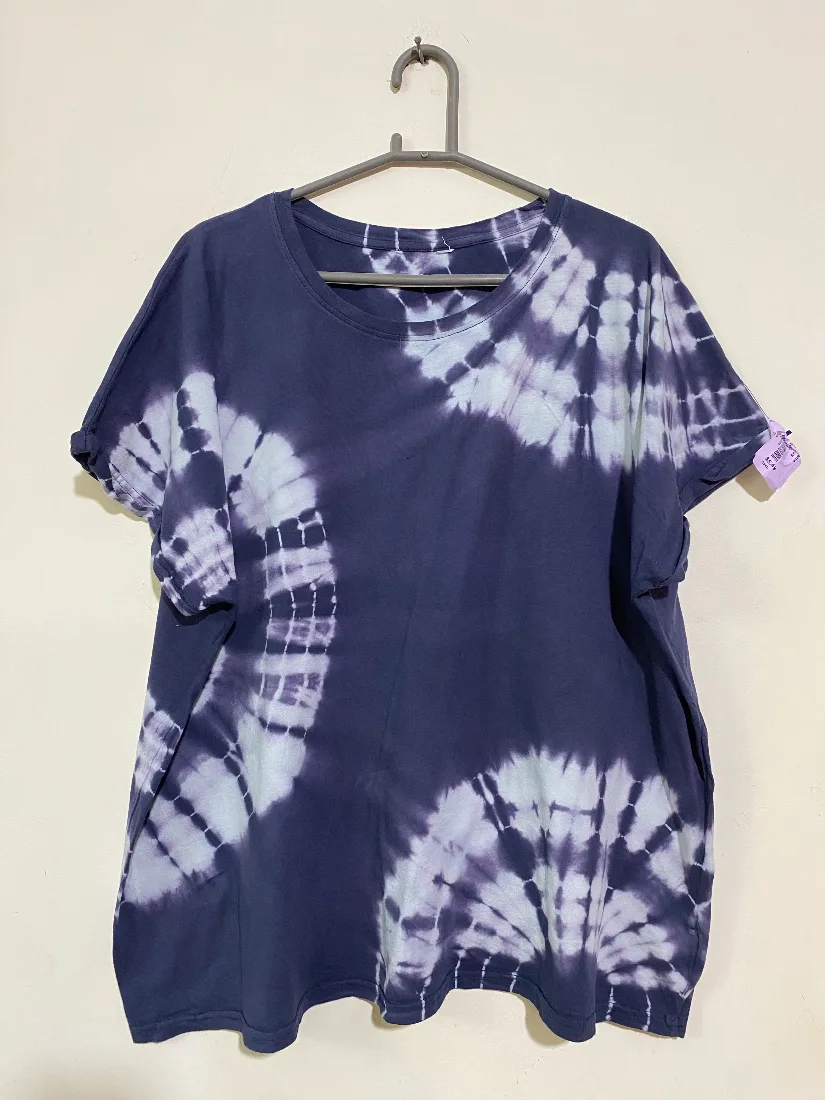 Blue Tie-Dye Casual Tee — photo 2 of 2