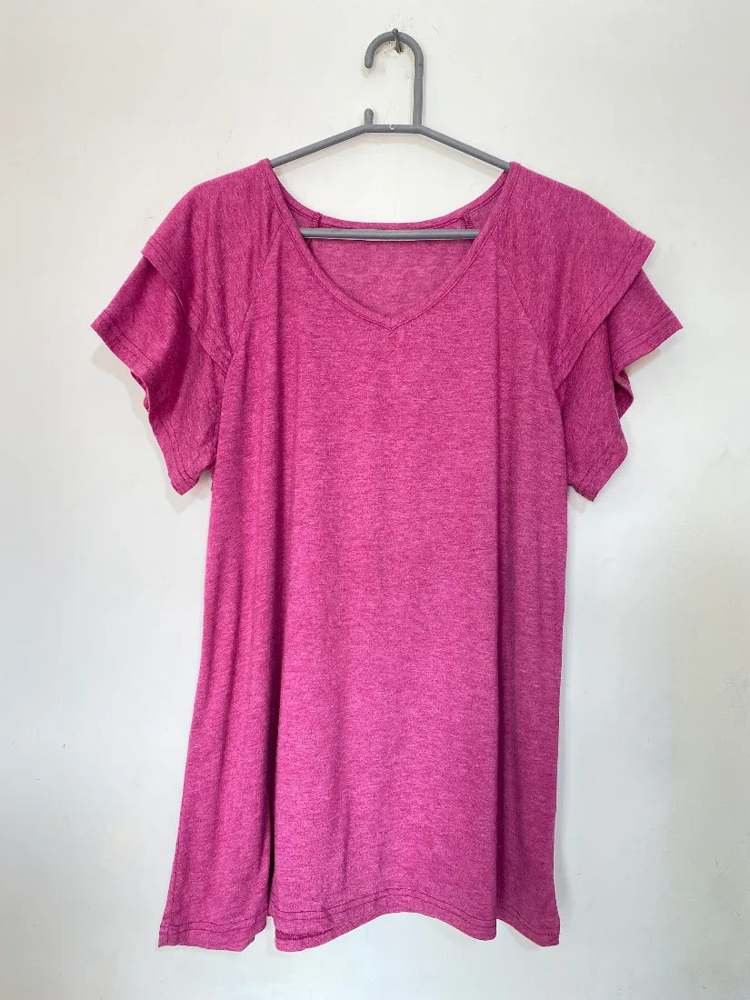 Layered Ruffle Sleeve Tee — photo 2 of 2