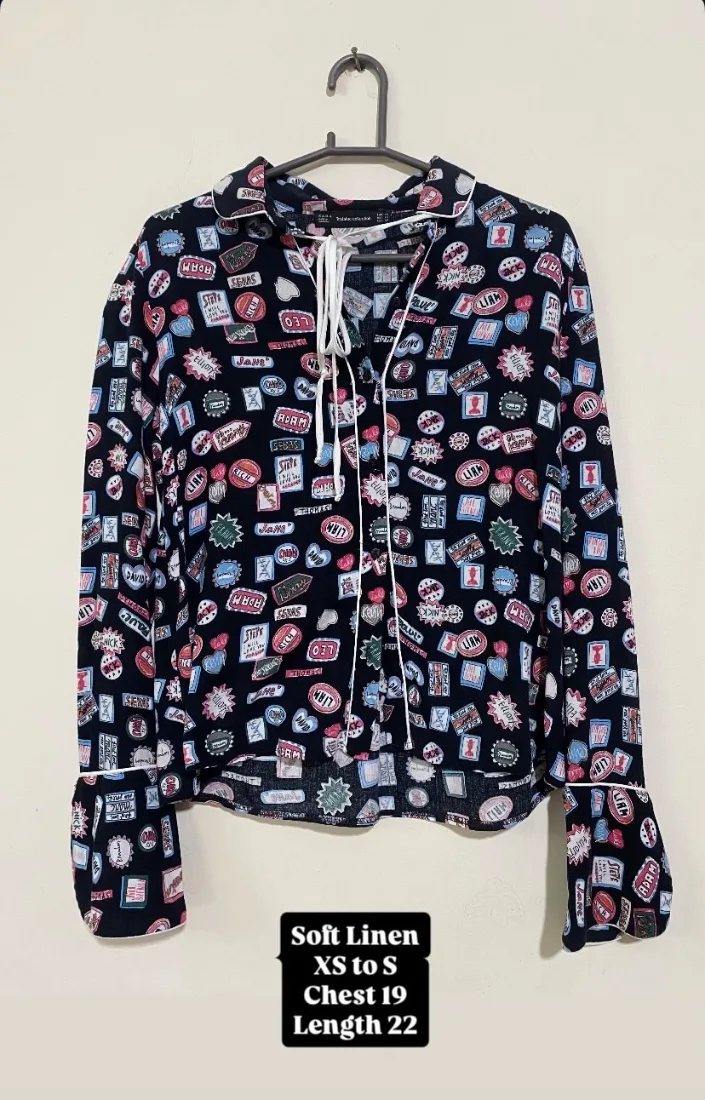 Soft Linen Printed Full Sleeves Shirt — photo 2 of 2